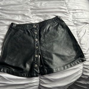 Pleather skirt